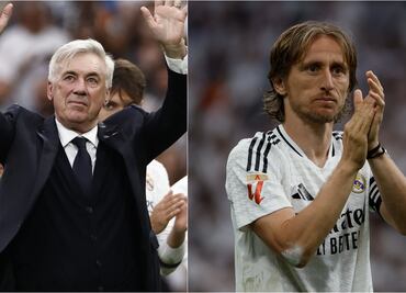 Video: Florentino Pérez llora en despedida de Carlo Ancelotti y Luka Modric