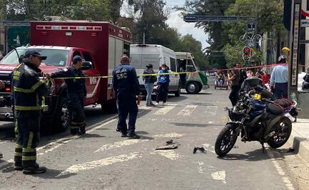 Muere motociclista en alcaldía Cuauhtémoc; lo impactó un taxista de la tercera edad