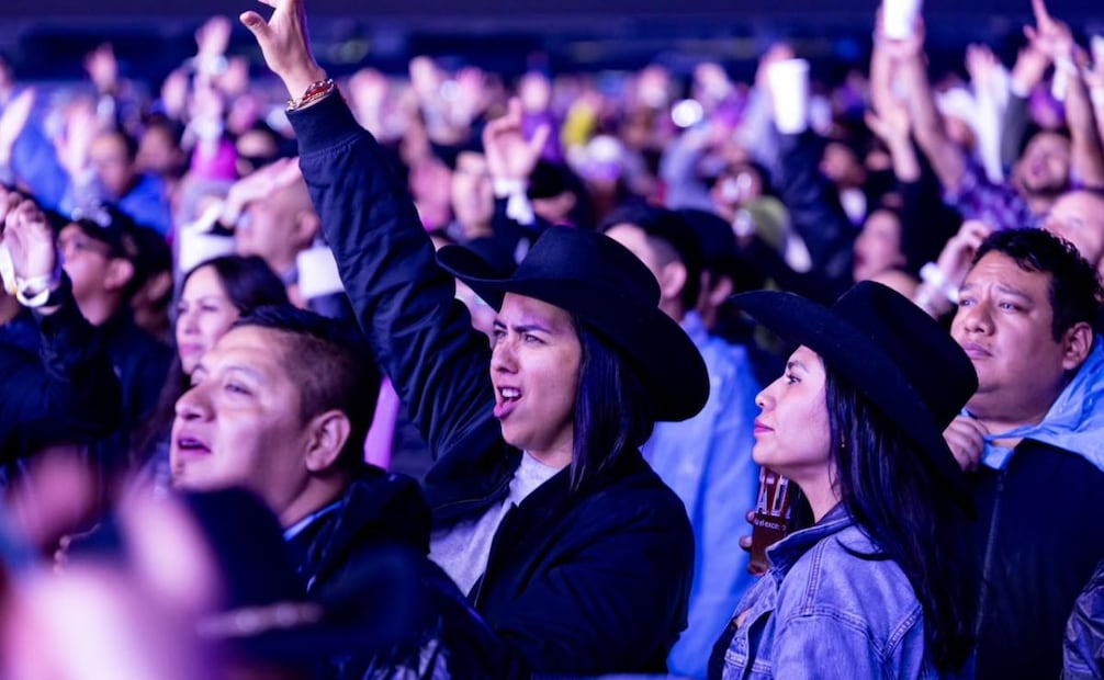 Concierto de Grupo Firme en el Estadio GNP de la Ciudad de México. Foto Hugo Salvador El Universal