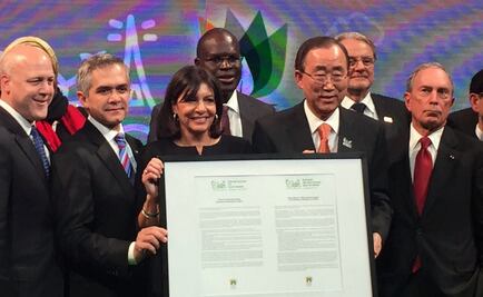 Mancera se reúne con Ban Ki Moon en la Cumbre Mundial