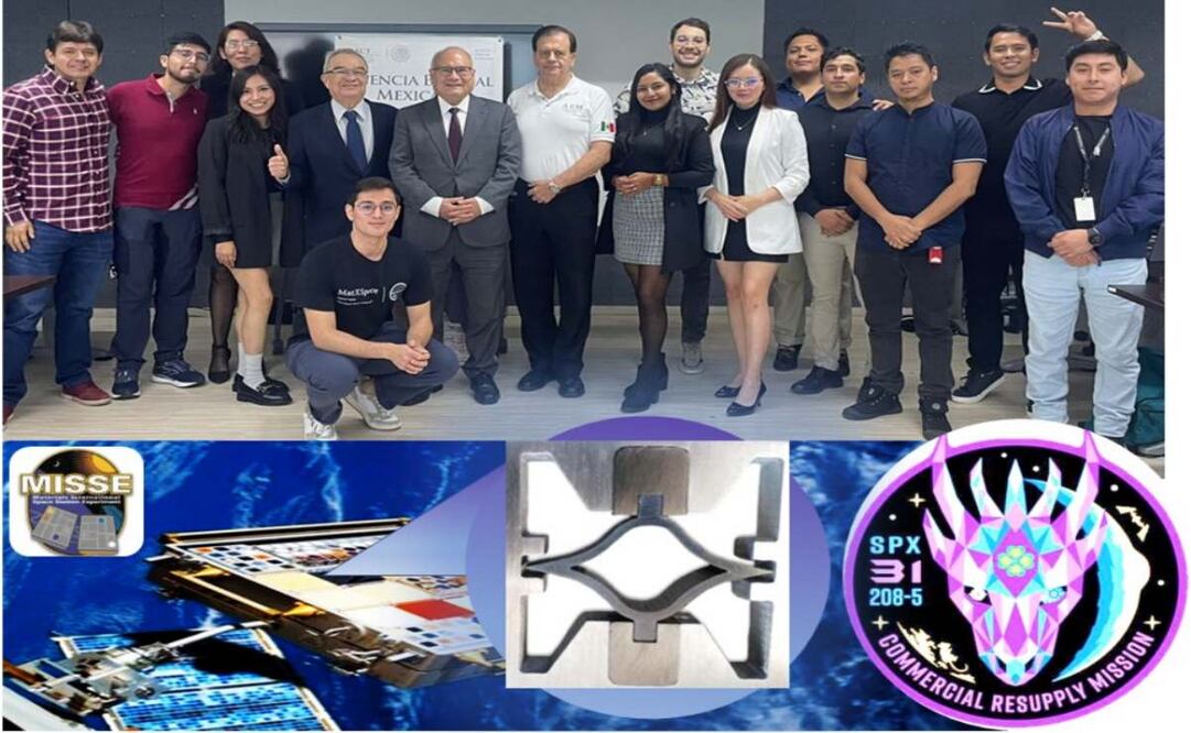 El experimento fue desarrollada por Laura Barajas, Jonathan Cruz, Maximiliano Flores, Iván Galaviz, Aurea Guzmán, Flavio Heredia, José Rodríguez, Omar Saldaña, Arlette Silva, Gerardo Pérez, y Nadia Zenteno. Foto: X @SICTmx