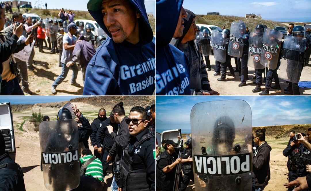 En total fueron detenidas cinco personas por faltas administrativas, y dos mas por portación de arma, quienes fueron presentadas ante la PGR (Fotos: Especiales)