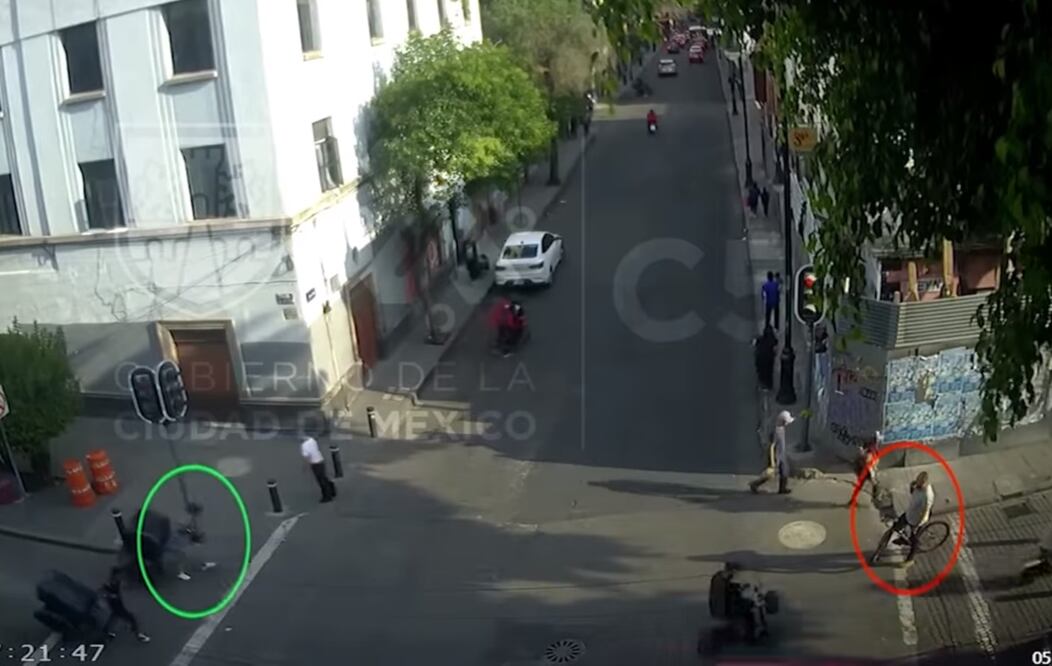 El momento fue captado por cámaras del C5. FOTO: Especial/ EL UNIVERSAL/