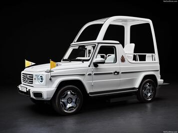El Papamóvil eléctrico que Mercedes-Benz y el Vaticano hicieron para el Papa Francisco