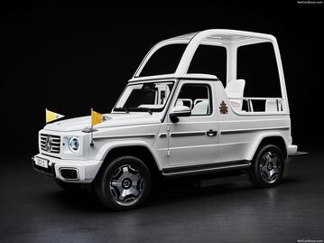El Papamóvil eléctrico que Mercedes-Benz y el Vaticano hicieron para el Papa Francisco