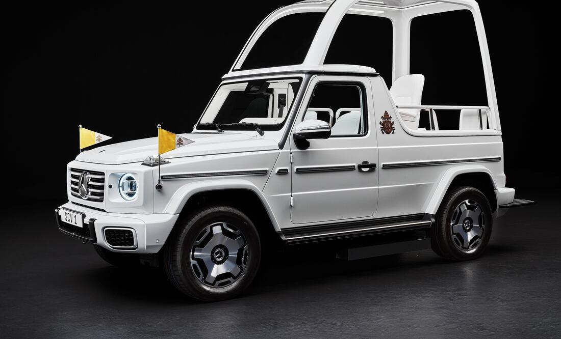 Papamóvil Foto: cortesía de Mercedes Benz