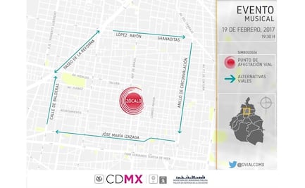 Por concierto en el Zócalo recomiendan tomar precauciones