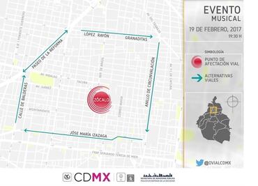 Por concierto en el Zócalo recomiendan tomar precauciones
