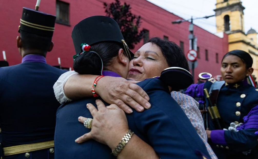 Aspectos de los preparativos del Desfile Cívico Militar, en las calles del Centro Histórico de la Ciudad de México, este 16 de septiembre de 2026. Foto Hugo Salvador/ EL UNIVERSAL