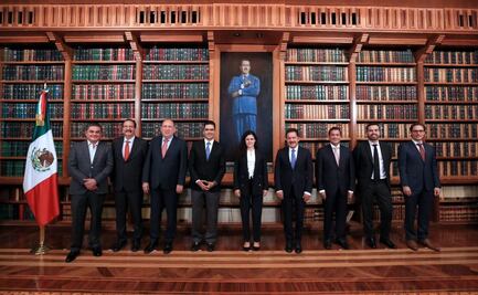 Luisa María Alcalde habla con integrantes de la Jucopo de San Lázaro sobre “coincidencias” en reformas