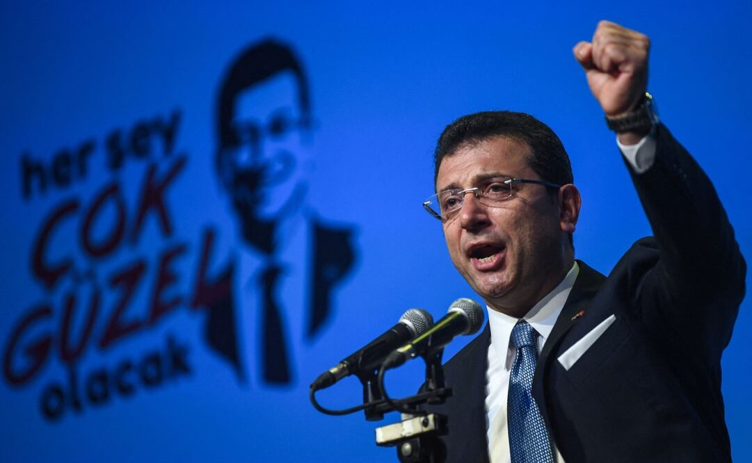 Ekrem Imamoglu, alcalde de Estambul. Foto: AFP