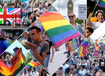 Galería. Los colores del Orgullo LGBTTTI pintan el mundo