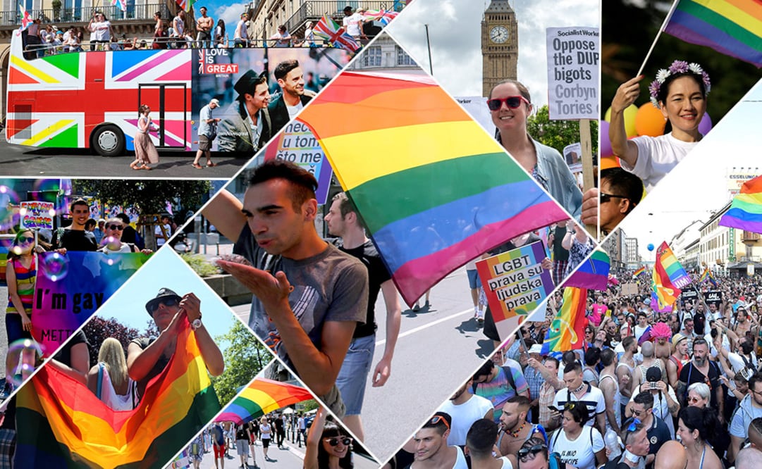 Galería. Los colores del Orgullo LGBTTTI pintan el mundo