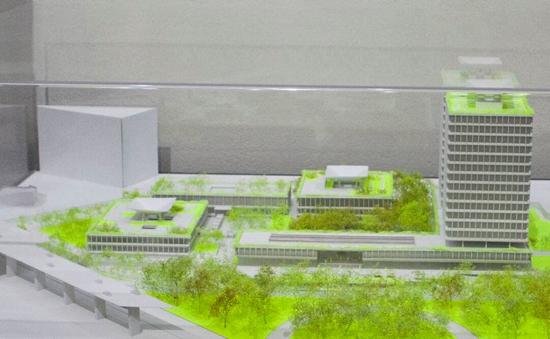 Maqueta del proyecto. Fotografía de Cristophe Rogel Blanquet EL UNIVERSAL