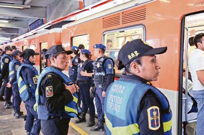 Despliegan a 600 policías en el Metro contra ambulantaje