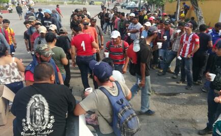 Caravana de 400 migrantes se dirige a la CDMX
