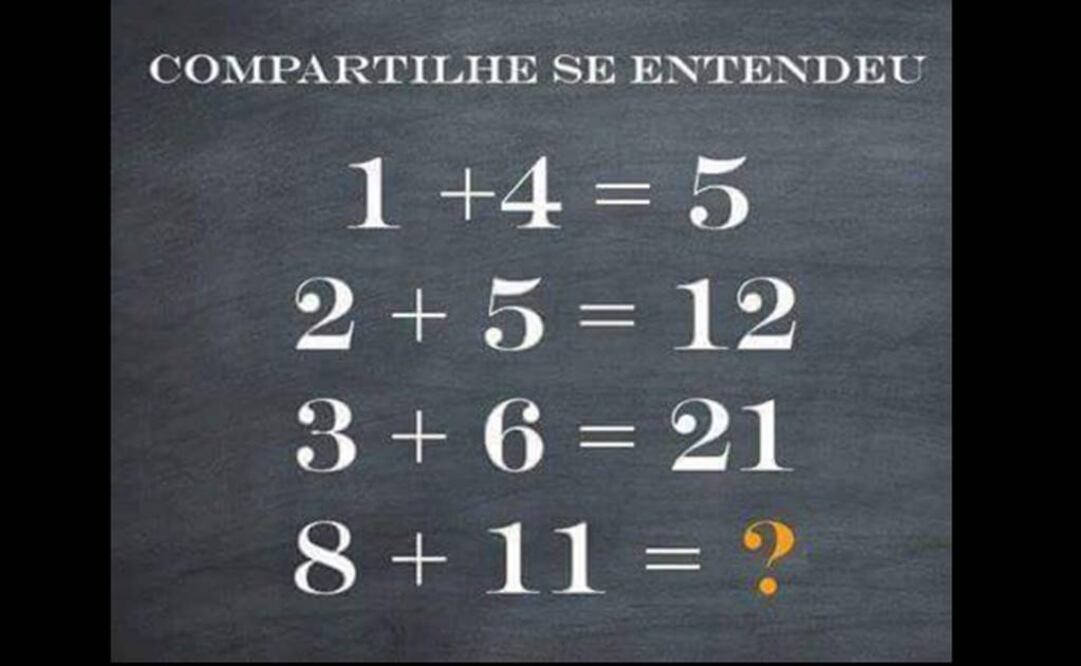 El mensaje que acompaña a la imagen es “¿Puedes resolver esto? Solo uno de cada mil lo conseguirá”. Foto: Captura