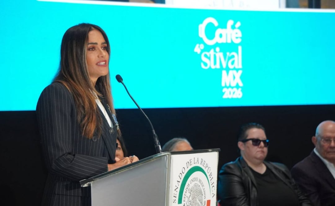 Alessandra Rojo de la Vega inauguró la cuarta edición del Cafestival MX 2026. Foto: Especial
