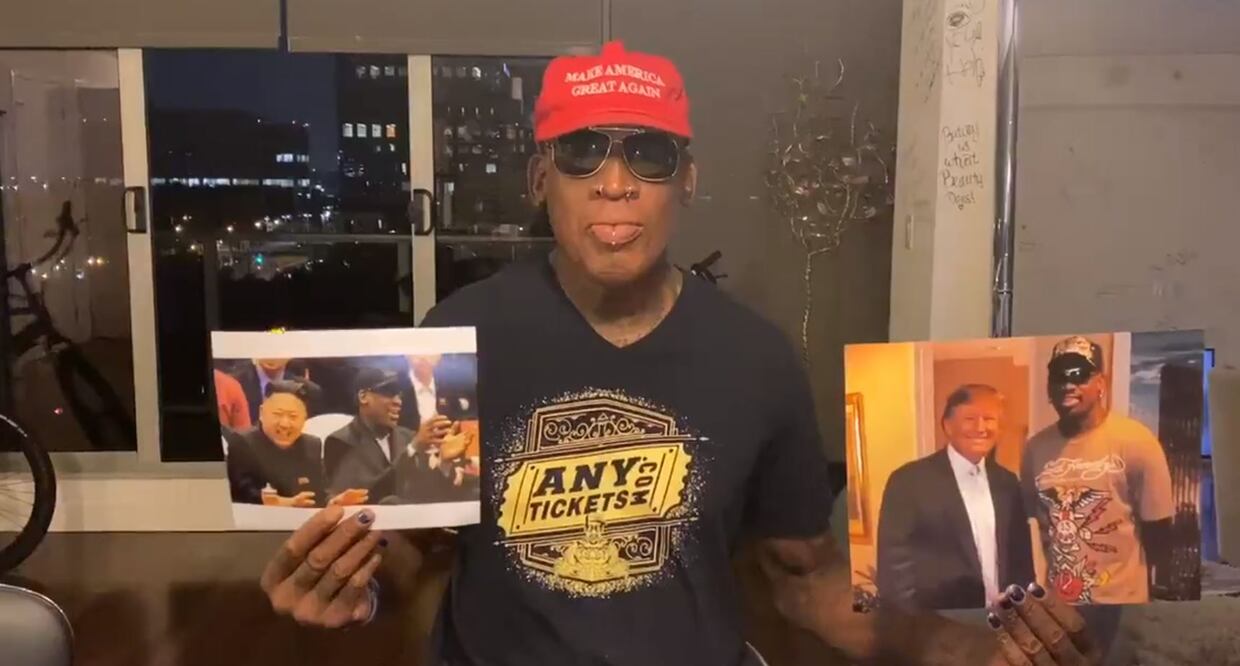 Dennis Rodman en redes sociales - Foto: Especial