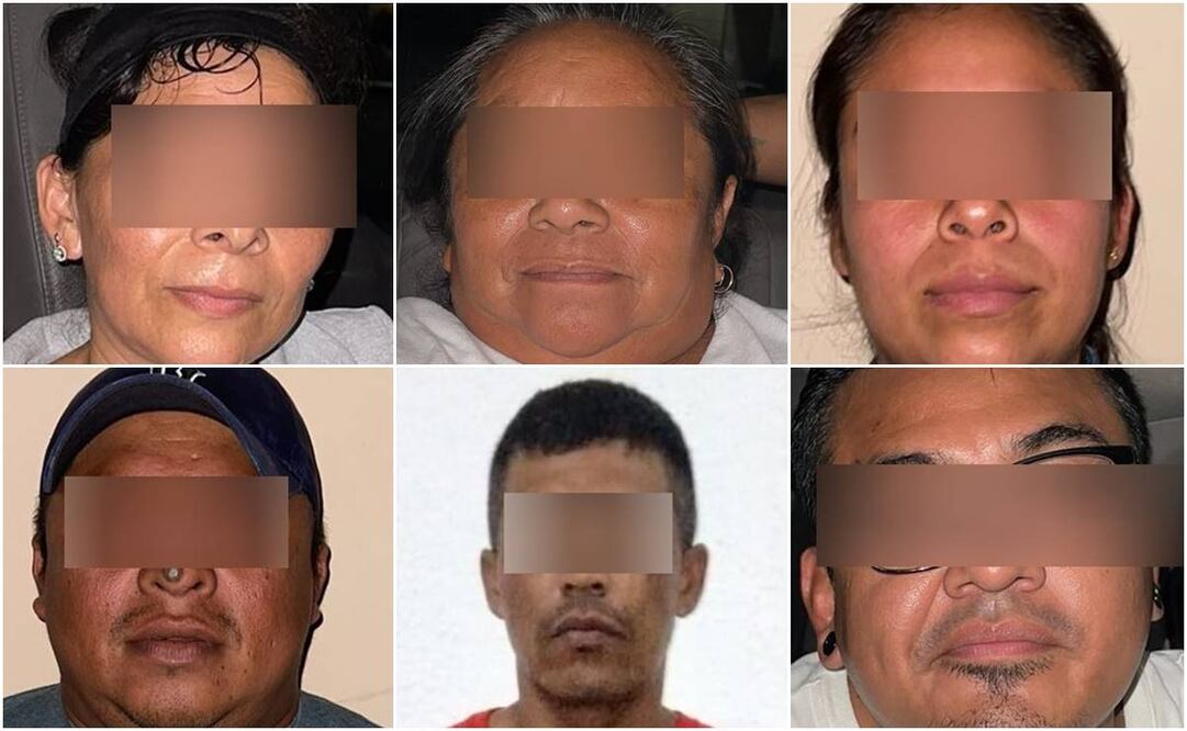 Banda dedicada a secuestrar y prostituir a menores de edad. Foto: Fiscalía Quintana Roo