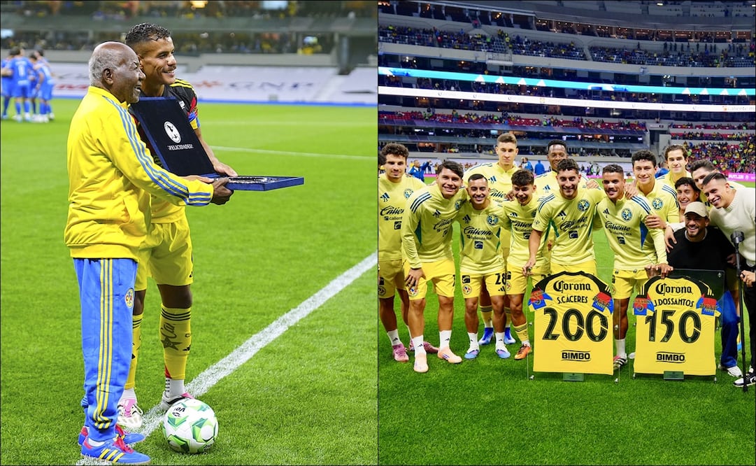 Noche de homenajes en el Estadio Banorte previo al América vs Cruz Azul / FOTOS: Imago7