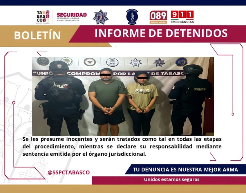 Detienen a “Beto Coca”, jefe de plaza de “La Barredora” en Tabasco. (Foto: especial)