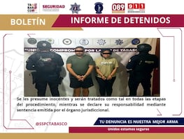 Detienen a “Beto Coca”, jefe de plaza de “La Barredora” en Tabasco