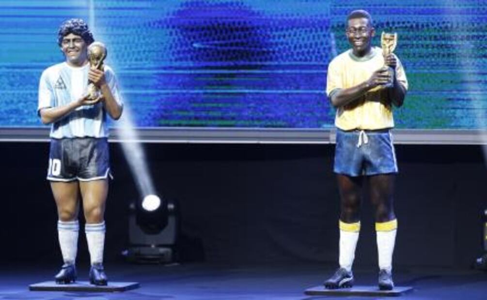 Conmebol homenajea a Maradona y Pelé 