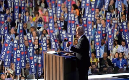Demócratas rinden homenaje a Joe Biden en convención