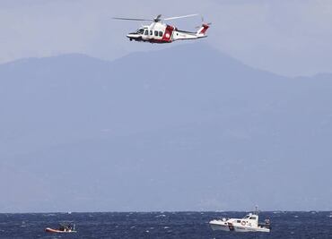 Un muerto y seis desaparecidos tras el naufragio de un yate de lujo en Sicilia