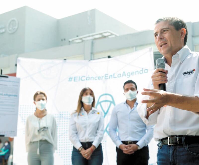 Giovani Gutiérrez destacó la implementación de “Vecino Vigilante”, para que las personas denuncien emergencias o delitos. Foto: ESPECIAL