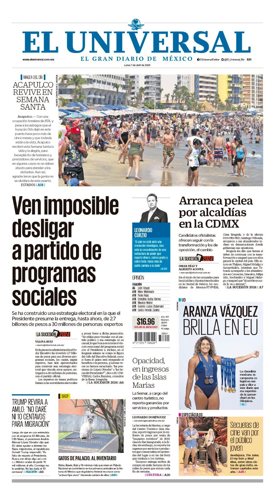 Portada impresa