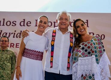 Les cumplimos Presidente, hoy saldamos una deuda histórica y de justicia social con miles de familias solidarenses: Mara Lezama