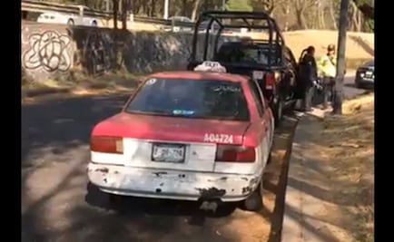 Muere hombre dentro de taxi en inmediaciones de Bosque de Chapultepec