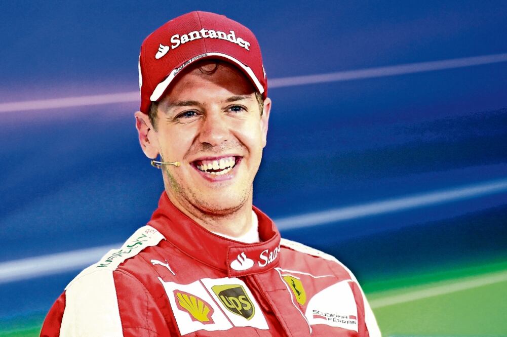 Vettel respiró aliviado tras dar marcha atrás a la eliminación de autos (JORGE N’ÒEZ)