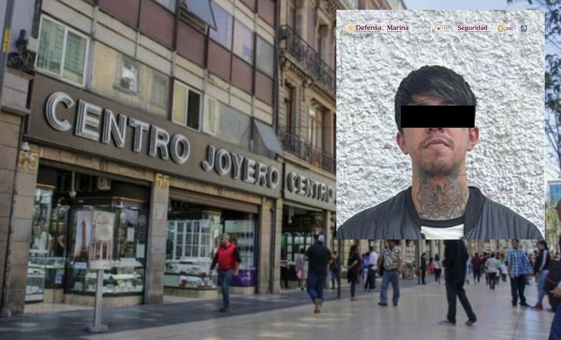 Cae otro presunto extorsionador del dueño de una joyería en el Centro Histórico de la CDMX. Foto: Especial