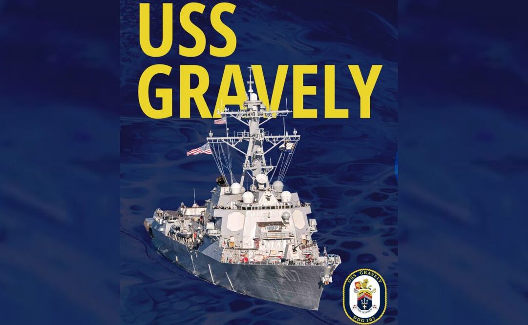 USS Gravely. Foto: X @USEmbassyMEX