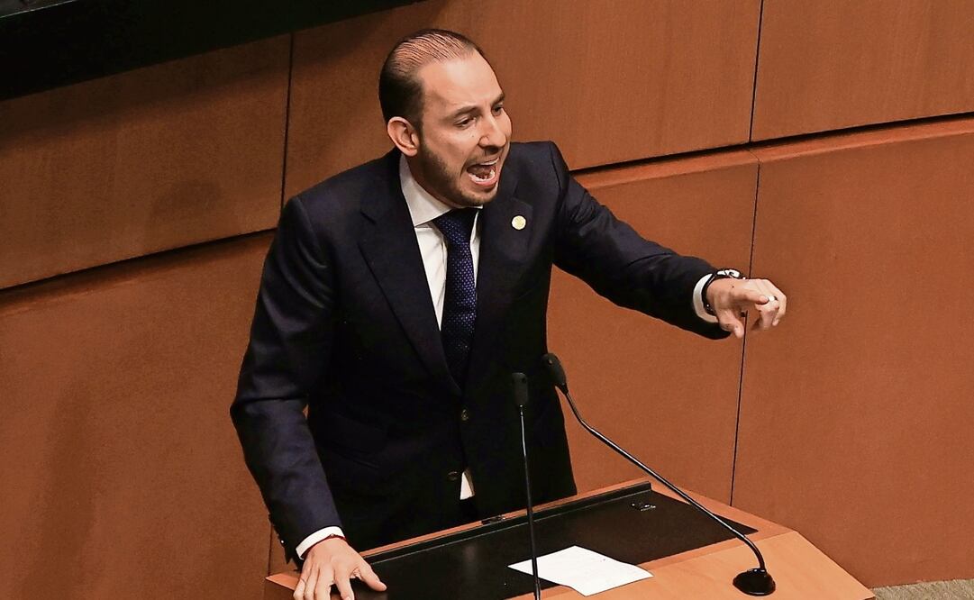 El exdirigente del PAN, Marko Cortés, calificó como inadmisible el programa “Quédate en México”. Foto: Berenice Fregoso / EL UNIVERSAL