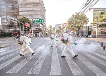 Pese a advertencias de la OMS, mantienen sanitización por Covid-19 en CDMX