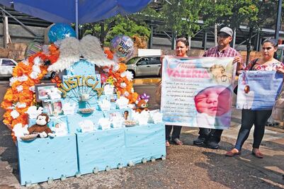 “Mi bebé era fuerte y luchó hasta el final”