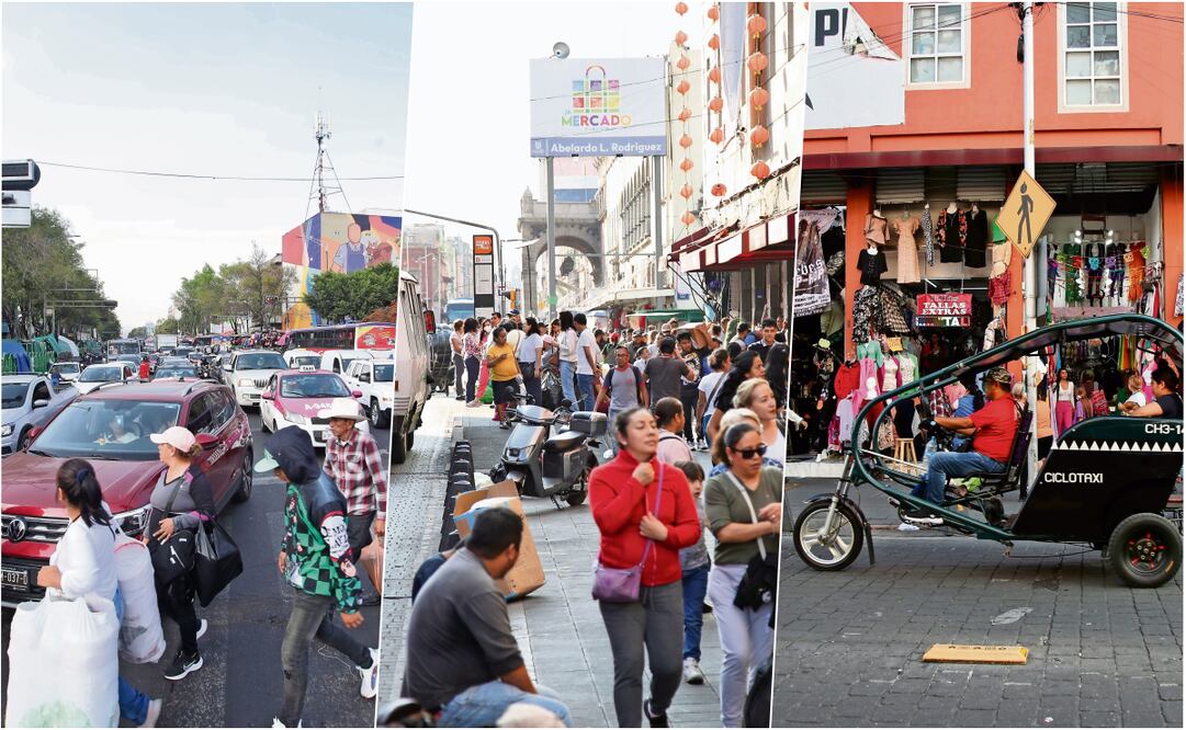 1.- El plan integral propone ampliar el número de intersecciones seguras sobre Circunvalación. 

2.- El estudio plantea que se prioricen los espacios para los peatones en las inmediaciones de mercados públicos.

3.- En el Plan Integral del Manejo del Centro Histórico se pone énfasis en la regulación de los llamados ciclotaxis para que cuenten con bases en diferentes zonas del perímetro A y B.

Fotos: Valente Rosas | El Universal