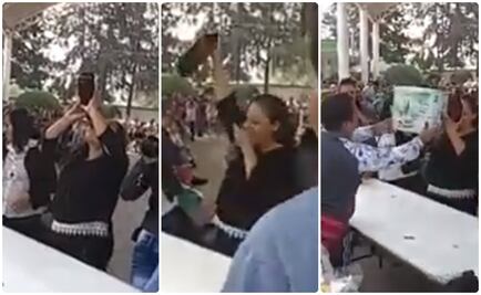 Celebran a mamás con concurso de caguamas en secundaria