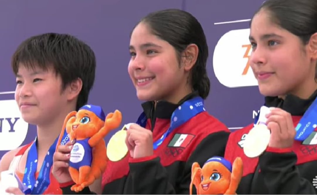 México conquista el 1-3 en el Campeonato Mundial Juvenil de Clavados - Foto: @COM_Mexico en X