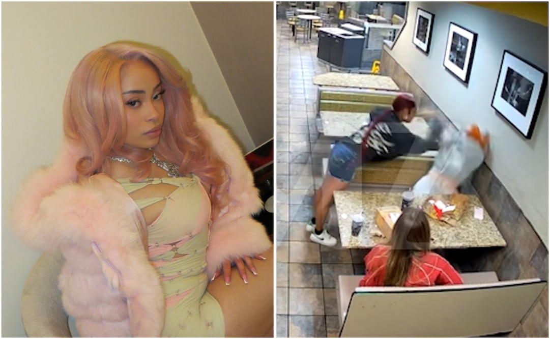 La rapera estadounidense Ice Spice protagonizó una pelea en un McDonald's de Los Ángeles. Foto: TMZ