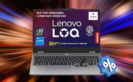 Lenovo LOQ RTX 5050: laptop gamer con 27% de descuento en Amazon México