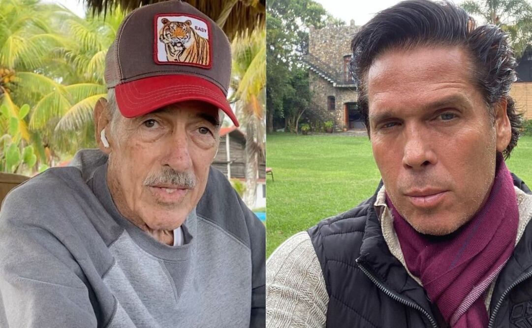 Andrés García y Roberto Palazuelos. Fuente: Instagram @andresgarciatvoficial y @robertopalazuelosbadeaux