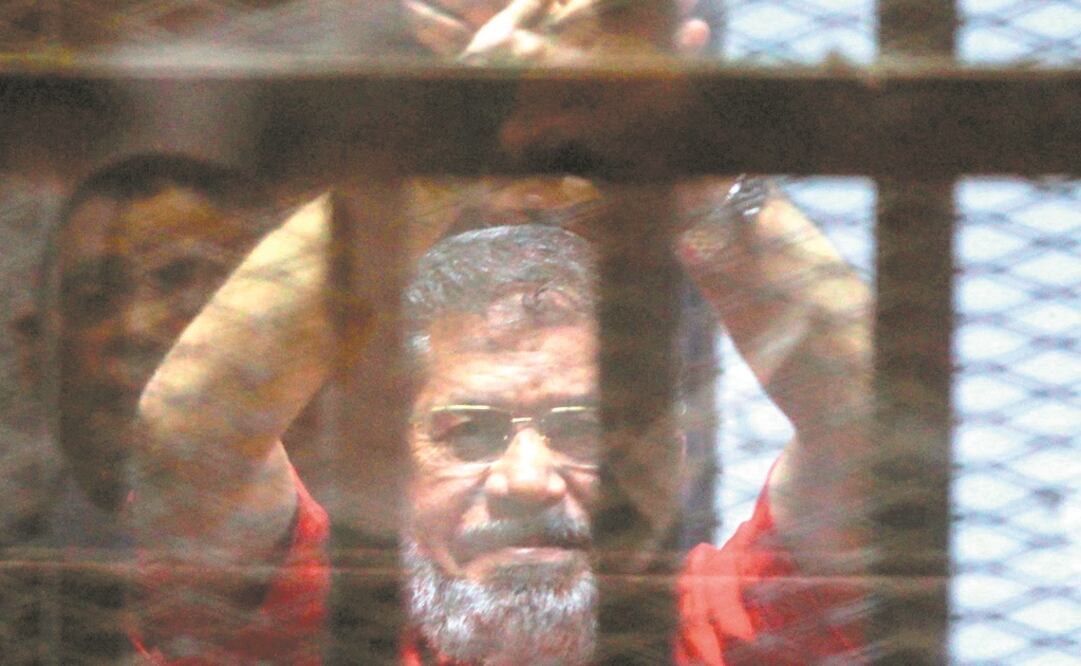 Expediente. El islamista Mohamed Mursi se encontraba preso desde hace seis años por cargos de espionaje y terrorismo. Foto: ARCHIVO EFE