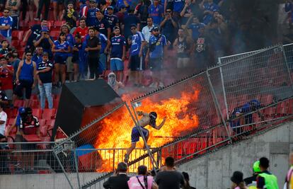 Incendio suspende partido de Copa Libertadores