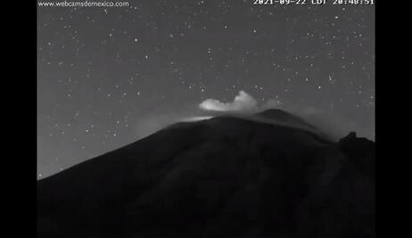 Luces extrañas y explosiones, así la actividad del Popocatépetl en las últimas horas 