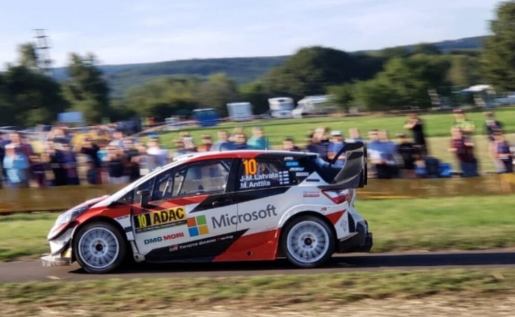Toyota ocupa todo el podium del WRC en Alemania